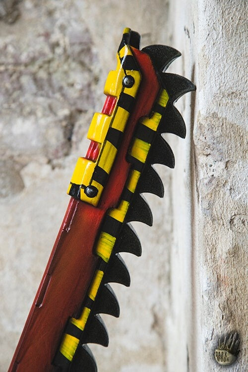 Motosega Spada, schiuma arma 