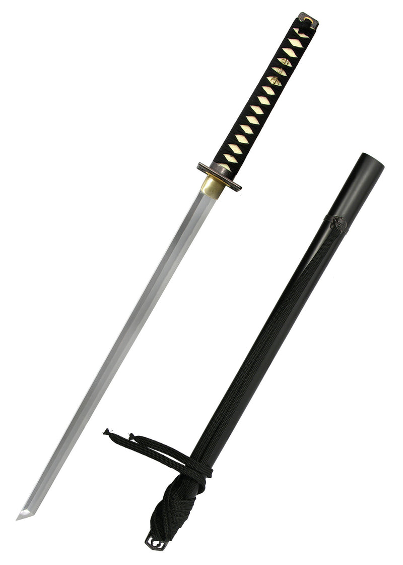 Ninja katana met witte Samé, bot (battle-ready)