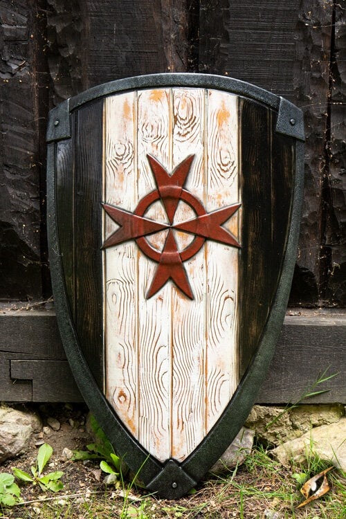 LARP vliegerschild Tempelridder