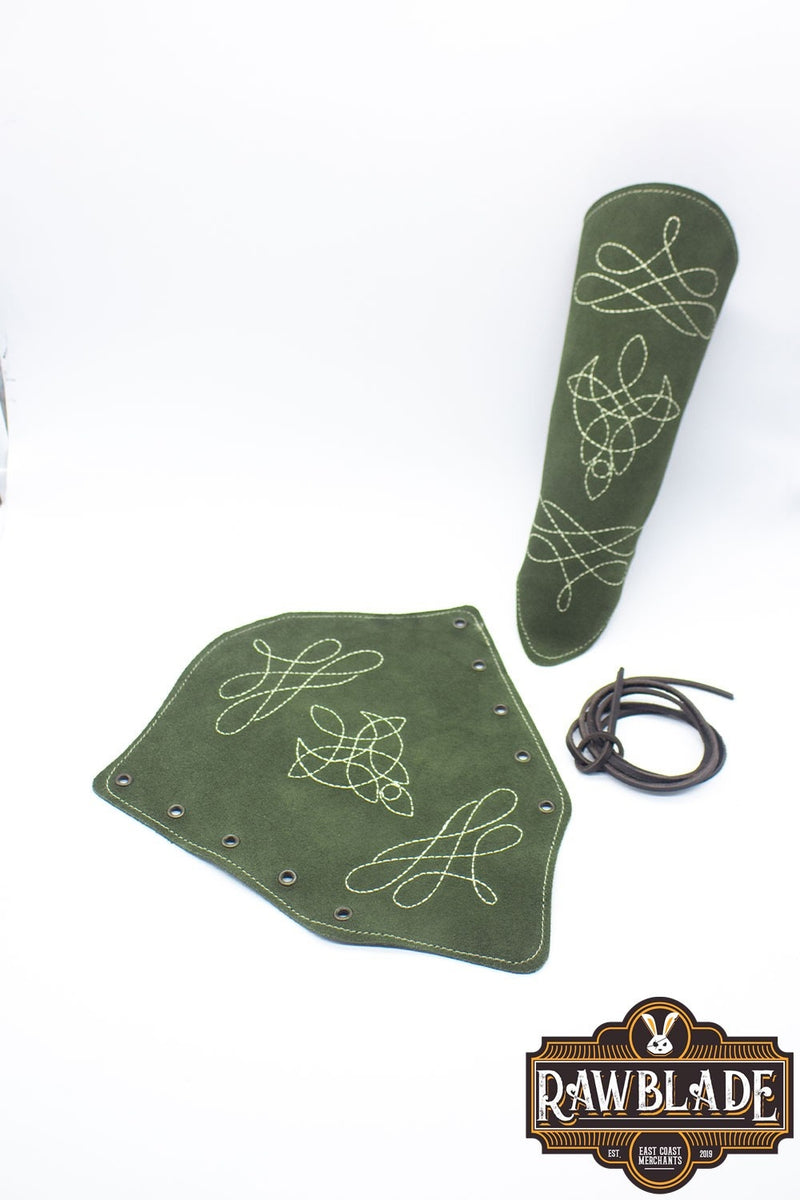 Vryla Premium bracers, onderarmbeschermers, groen