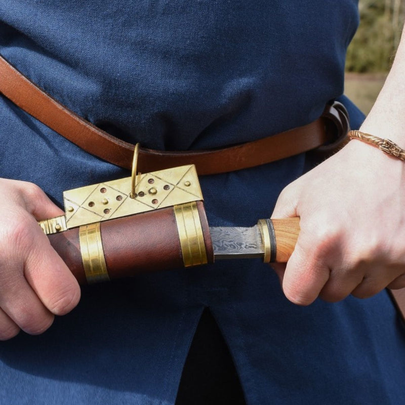 Birkatuniek Knut, korte mouwen, blauw