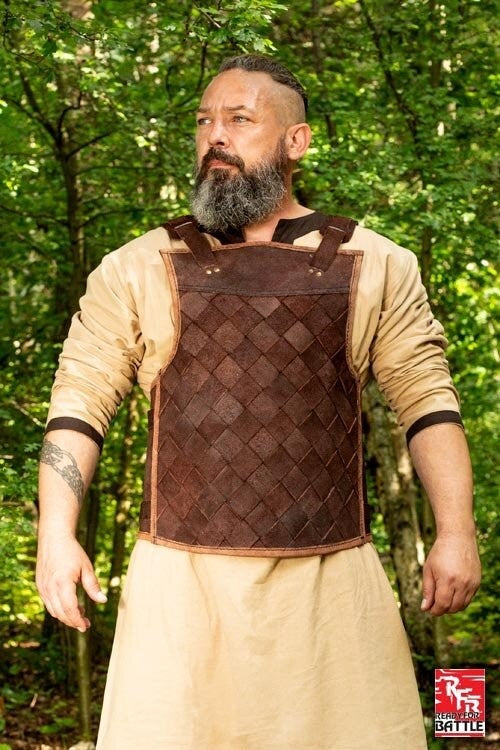 RFB Leren Vikingpantser, bruin