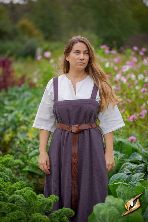 Viking hangeroc Frida vissegraat, bordeauxrood