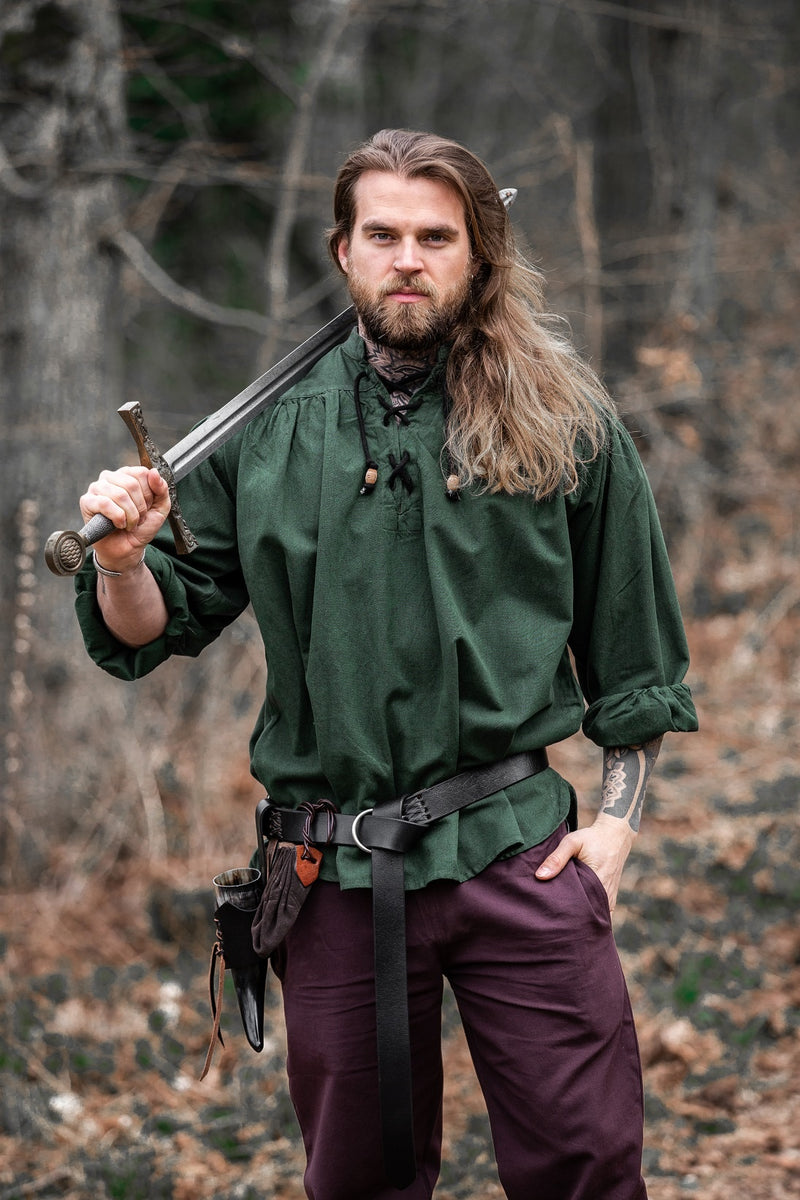 Średniowieczna koszula Georg, zielony