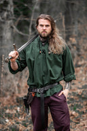 Średniowieczna koszula Georg, zielony