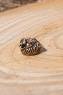 Baardkraal leeuw, brons