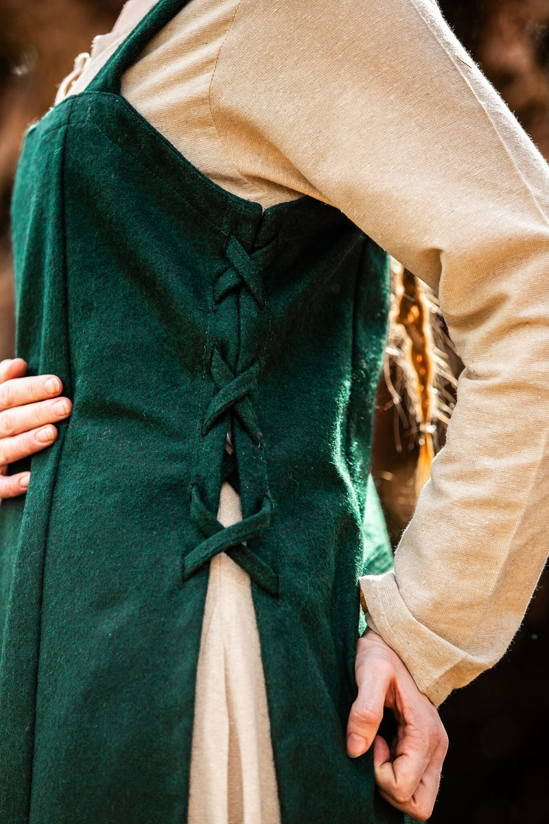 Hangeroc Frigg, groen, wolmix