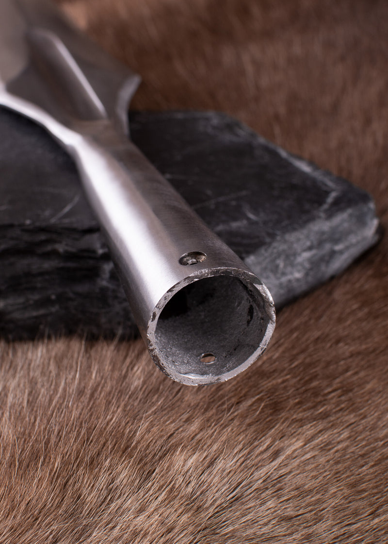 Mittelalterliches Speerspitze mit Hohlkehle, ca. 43,5 cm, semi-scharf 