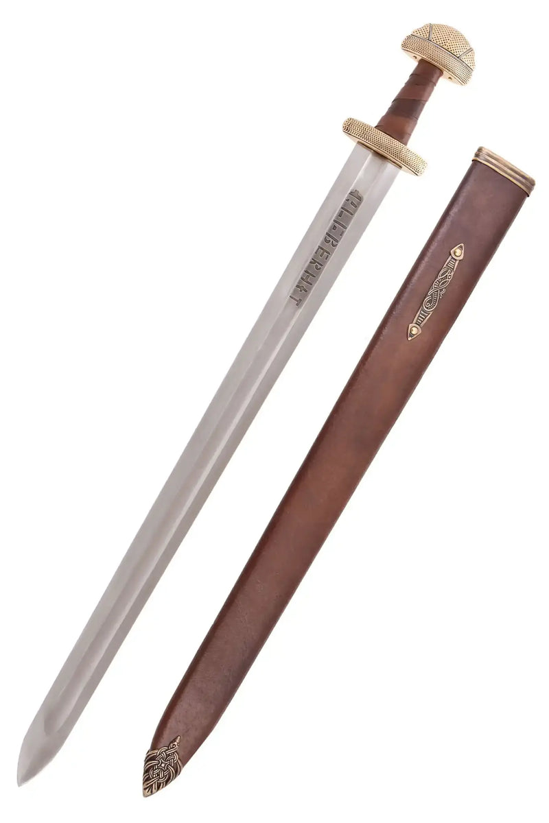 Rusvik Viking sword Petersen E1 Gnezdovo, semi-sharp