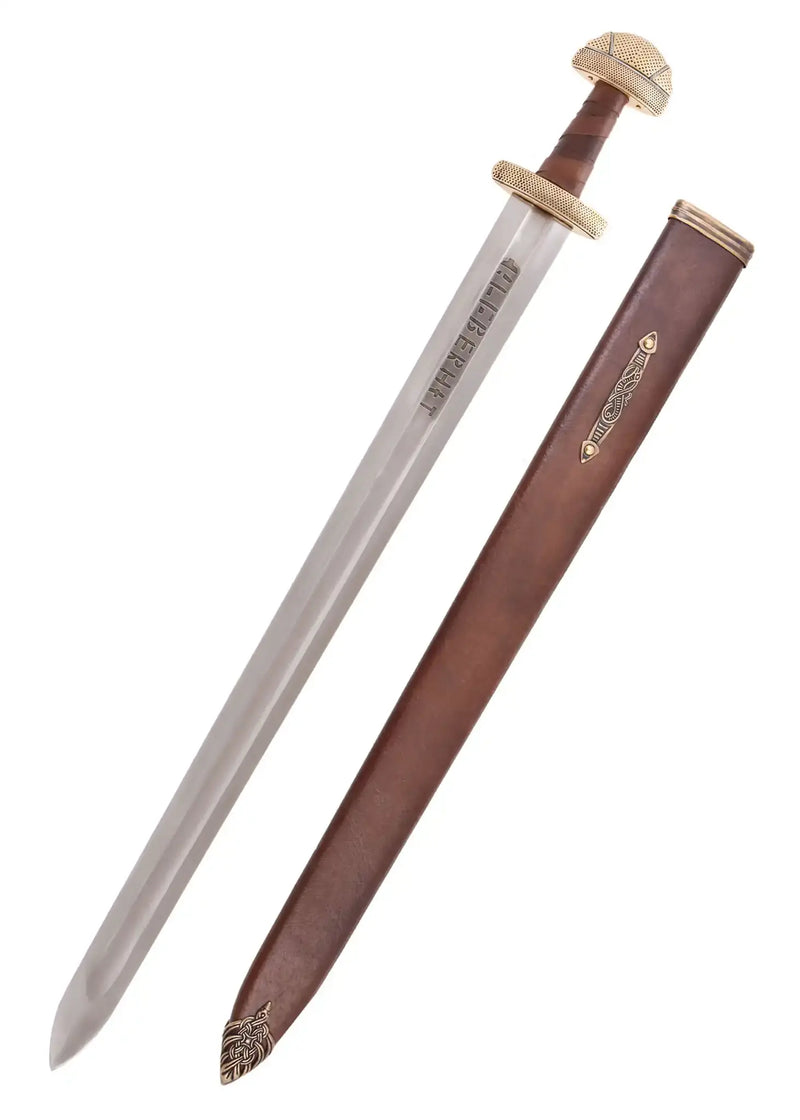 Rusvik Viking zwaard Petersen E1 Gnezdovo, semi-scherp