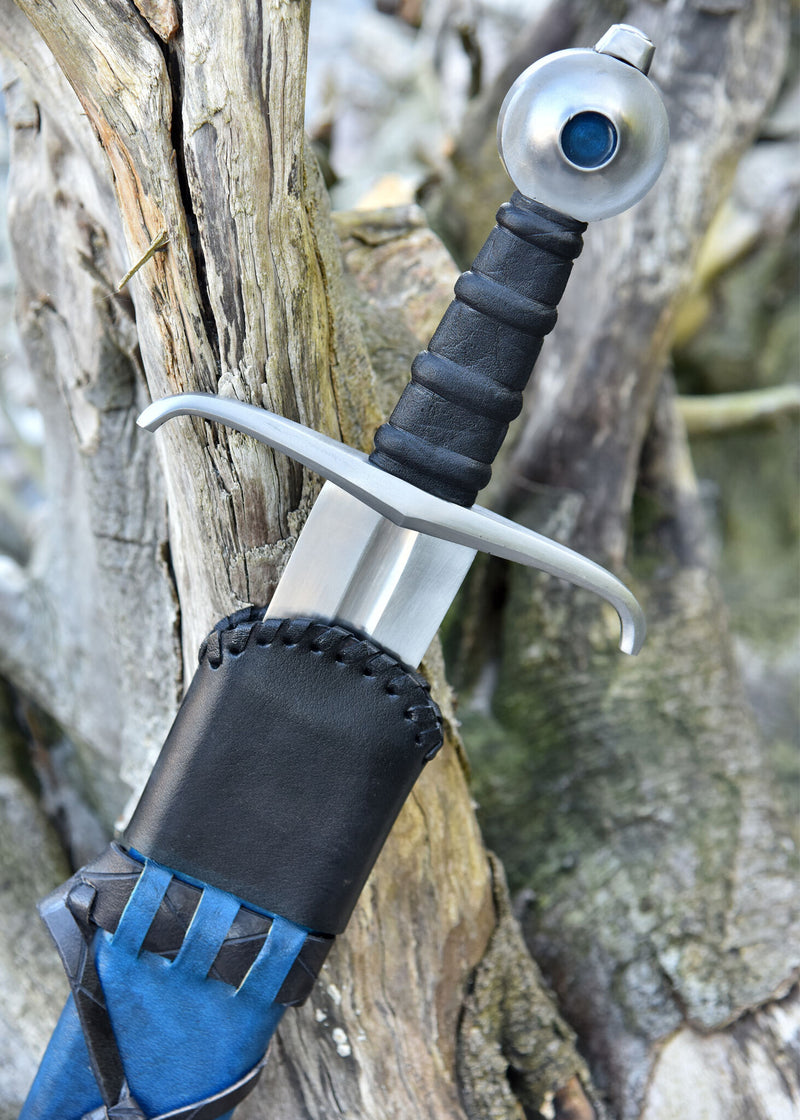 Castillon zwaard met schede, 15e eeuw, semi-scherp