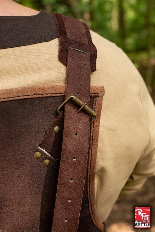 RFB Leren Vikingpantser, bruin