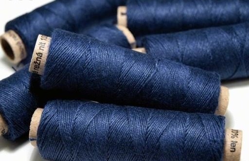 Linnengaren donkerblauw, 50 m