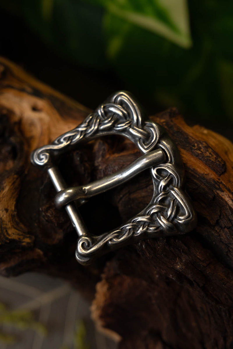 Anglo-Scandinavische gesp, verzilverd