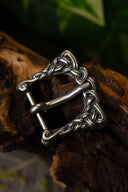 Anglo-Scandinavische gesp, verzilverd