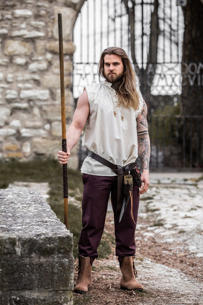 Middeleeuws hemd Louis, creme