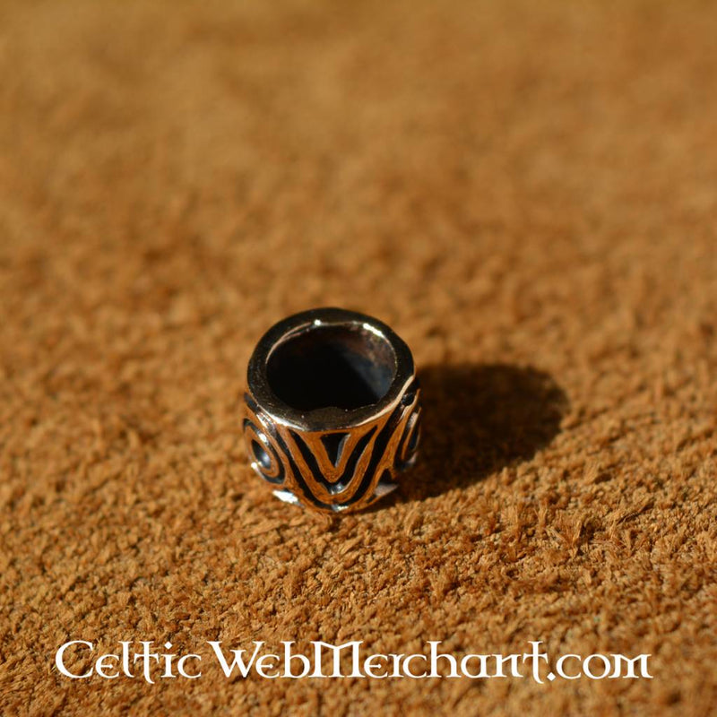 Middeleeuwse haar en baardkraal, brons