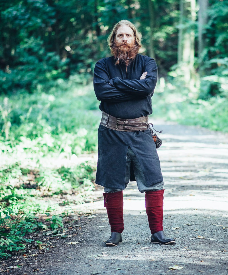 Lange Tunique viking Hvitserk, noir 