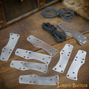 Germaans, Byzantijns lamelplaatjes 8,5 x 2,5 cm, 100x