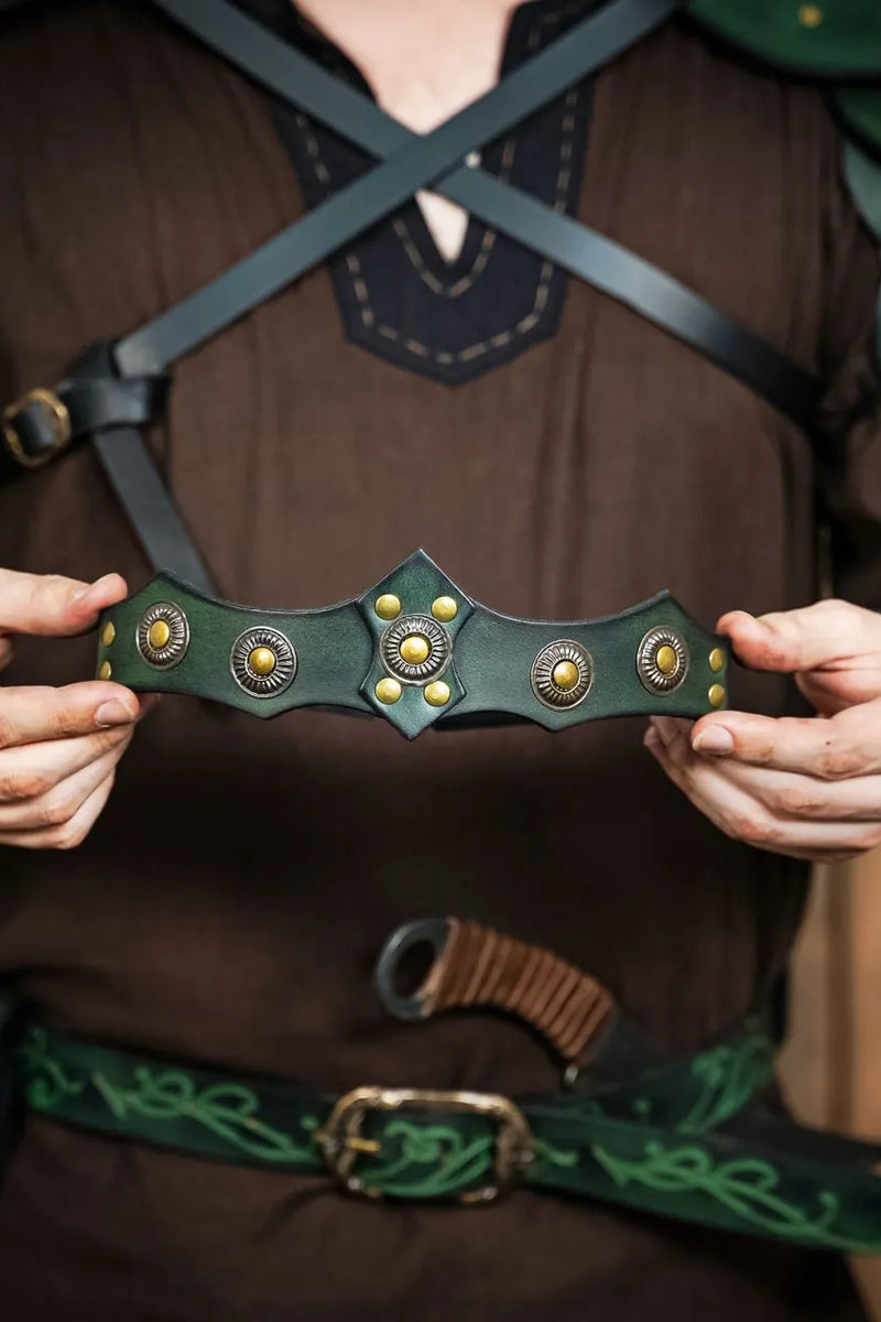 Läderkrona Aldon, grön 