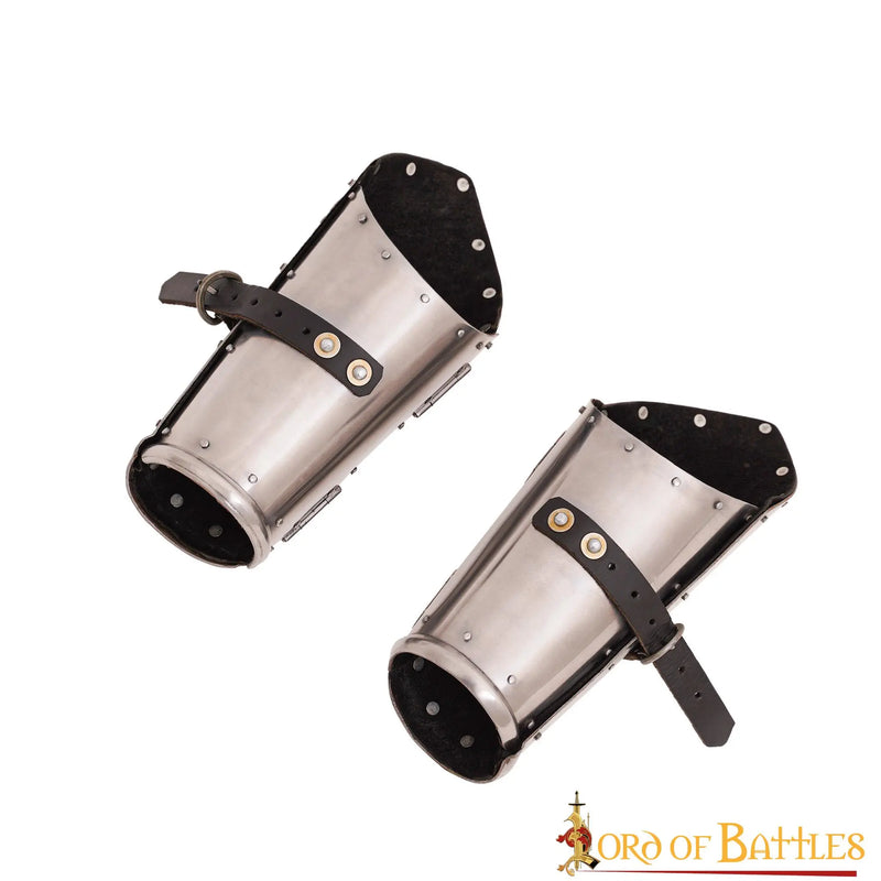 Brassards du 15ème siècle, canons d'avant-bras, 1,6 mm 