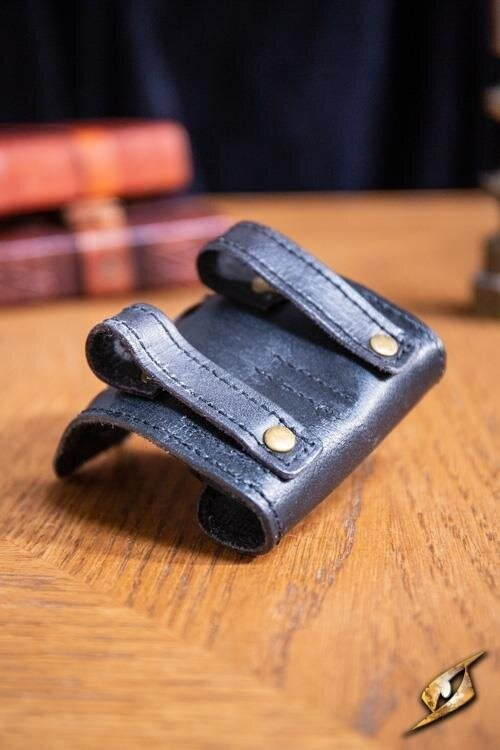 Toverdrankhouder met twee flesjes, zwart