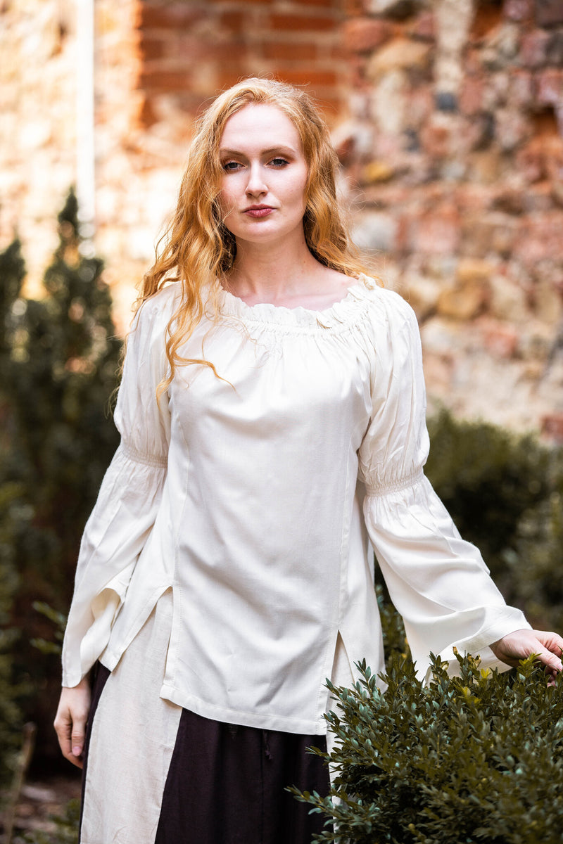 Renaissanceblouse, crème