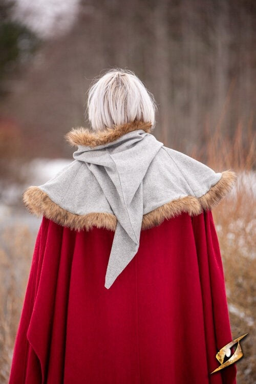 Kaproen Geralt, grijs, wolmix