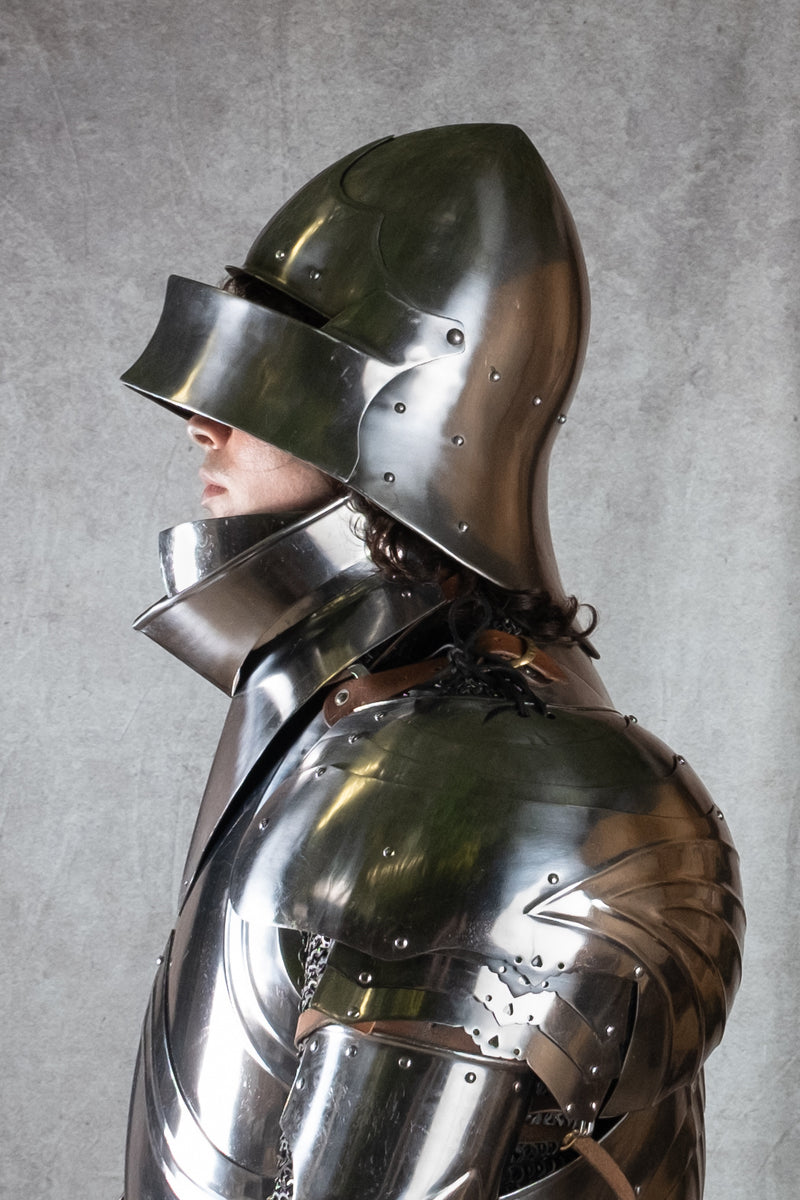 Gotische pauldrons 1460-1500, 1.6 mm