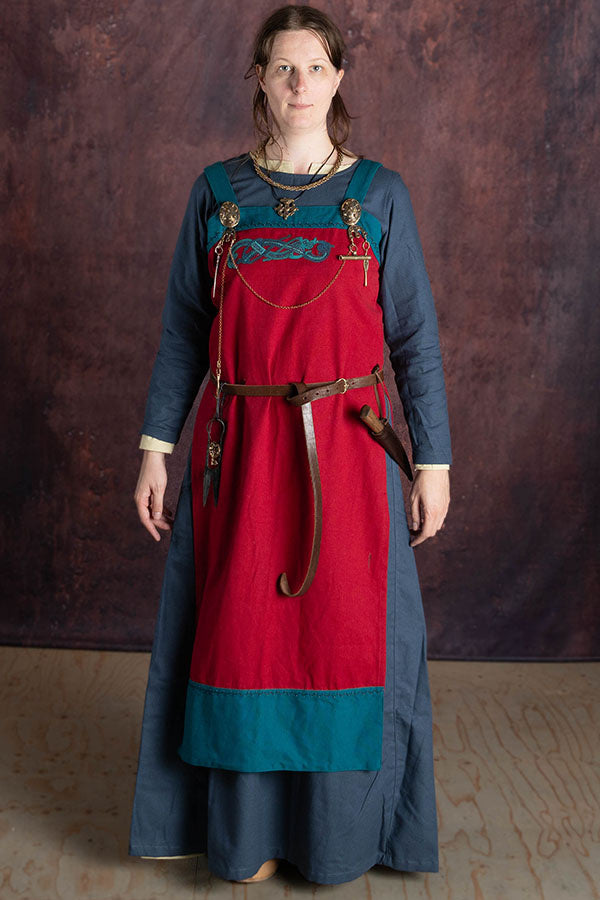 Hangeroc met Viking draken, rood