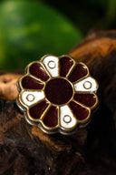 Fibule rosette alamane, bronze 