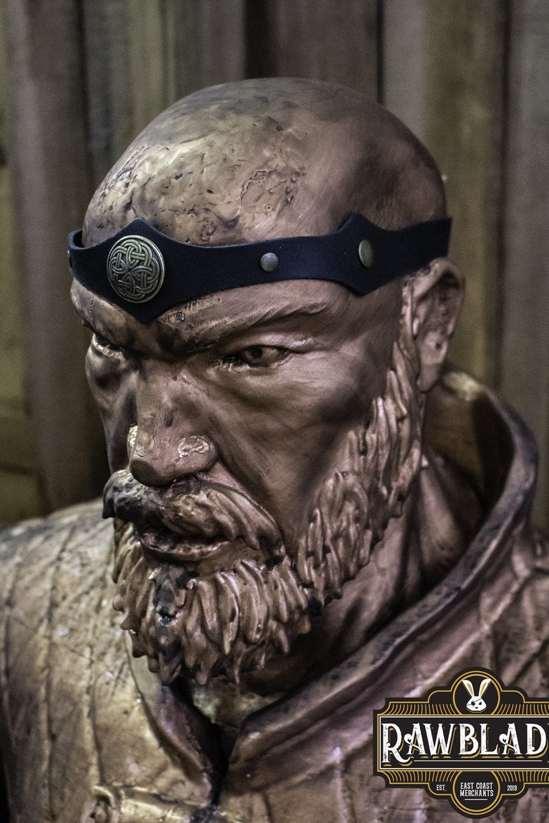 Illunion Pannband - Svart, läder 