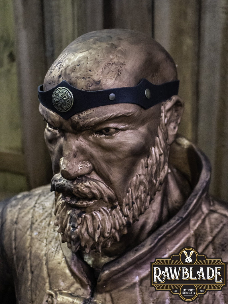 Illunion Pannband - Svart, läder 