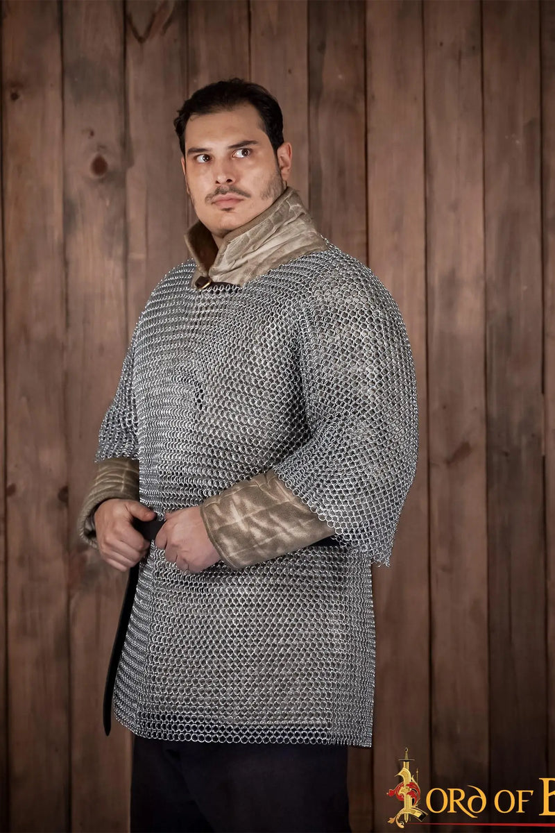 Haubergeon, zwart, ongeklonken 10 mm