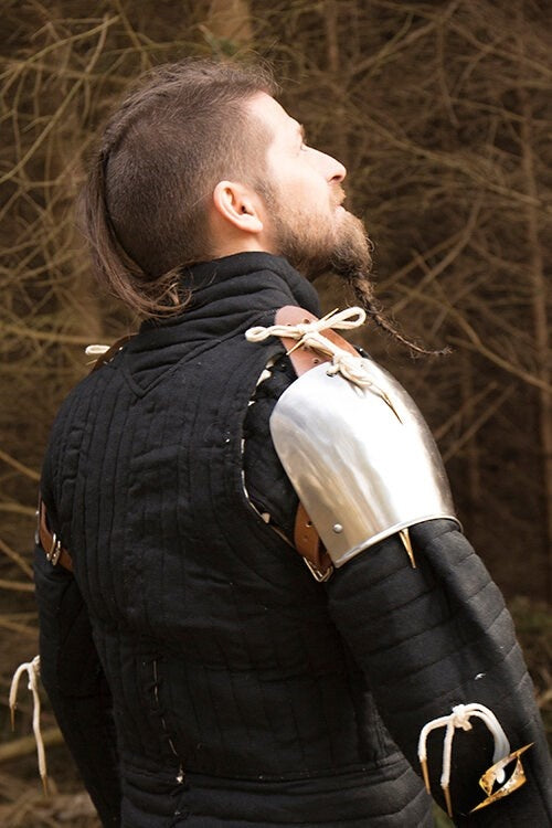 Spaulders Churburg, gepolijst, 1 mm