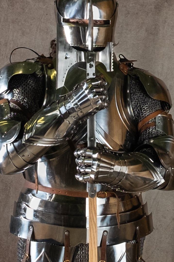 Gotische pantserhandschoenen, 1450-1500, 1.2 mm