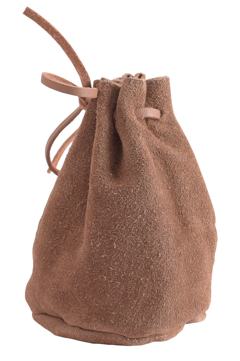 Historische leren buidel