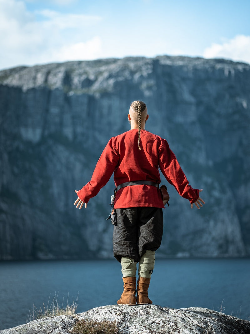 Viking tuniek Hans, rood