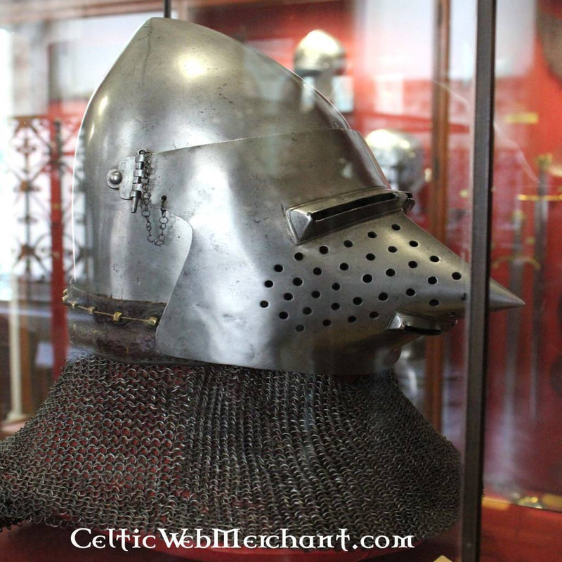 Varkenssnuitbascinet, 2 mm (battle-ready)