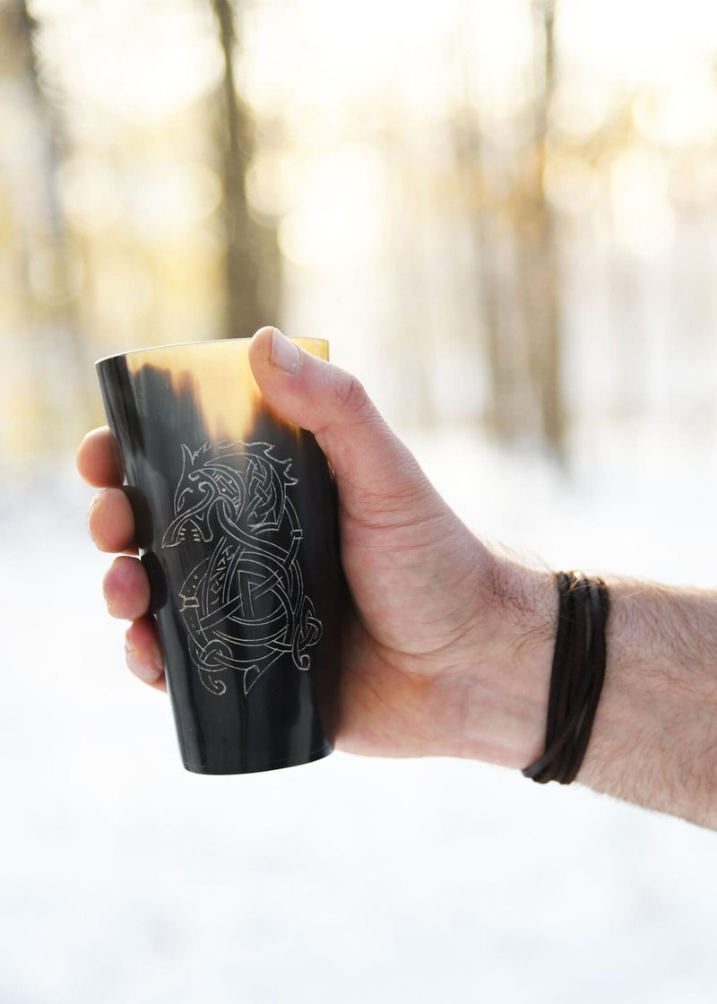 Hoorn drinkbeker Fenrir, 100-200 ml