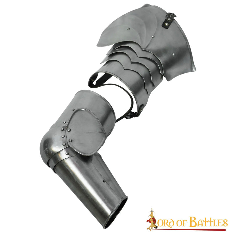 15th century arm armor, vambraces, 1.6 mm