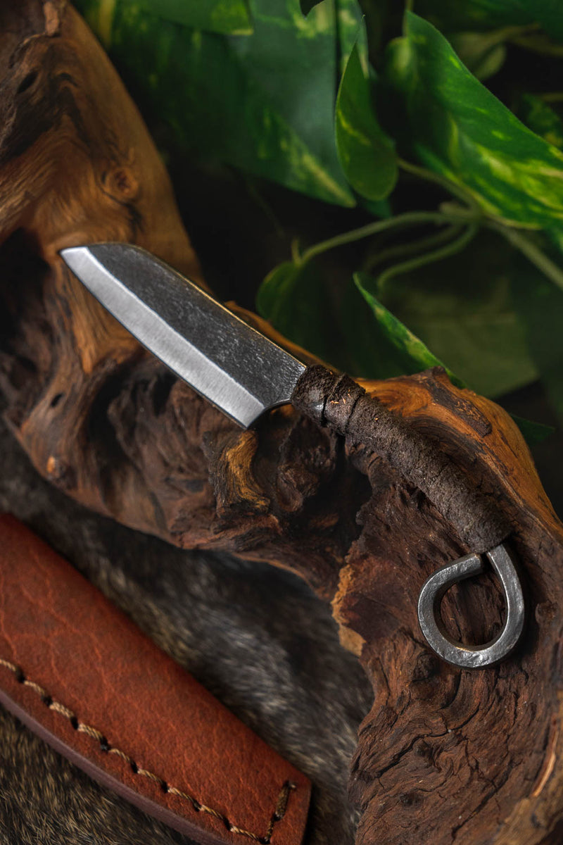 Celtic knife Glen, S, stainless steel, semi-sharp