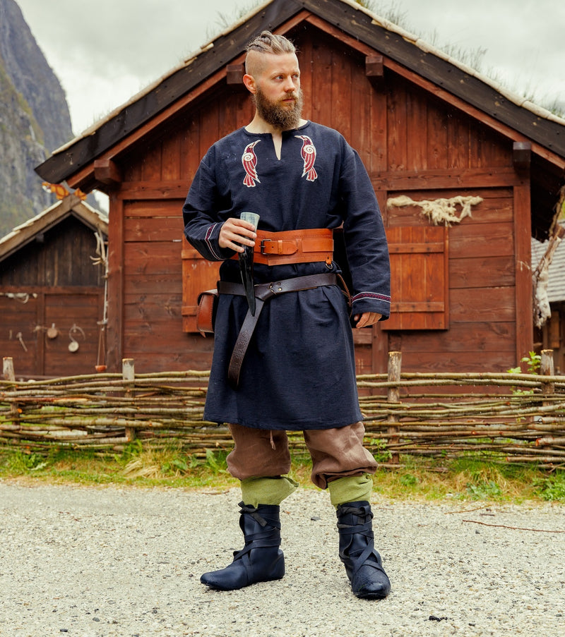 Viking Tuniek Hugin & Munin, zwart