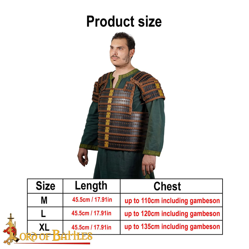 Viking lamelpantser Visby, gebronsd