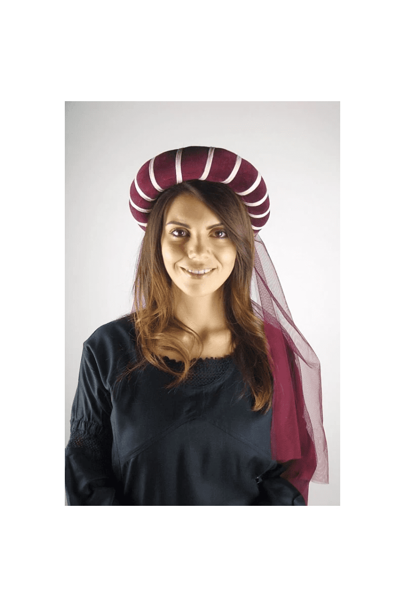 Maiden wreath, red-natural