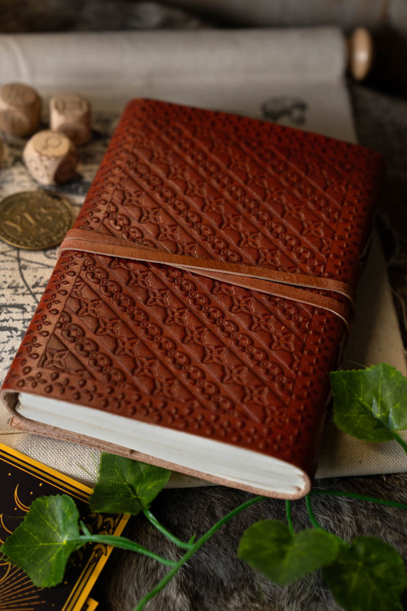 Libro di pelle Pentagramma 