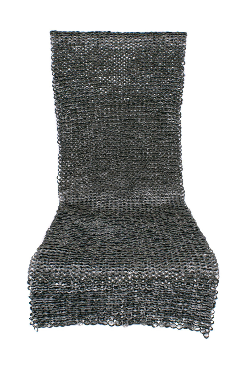 Chainmail skirt gousset, flat rings - round rivets, 8 mm