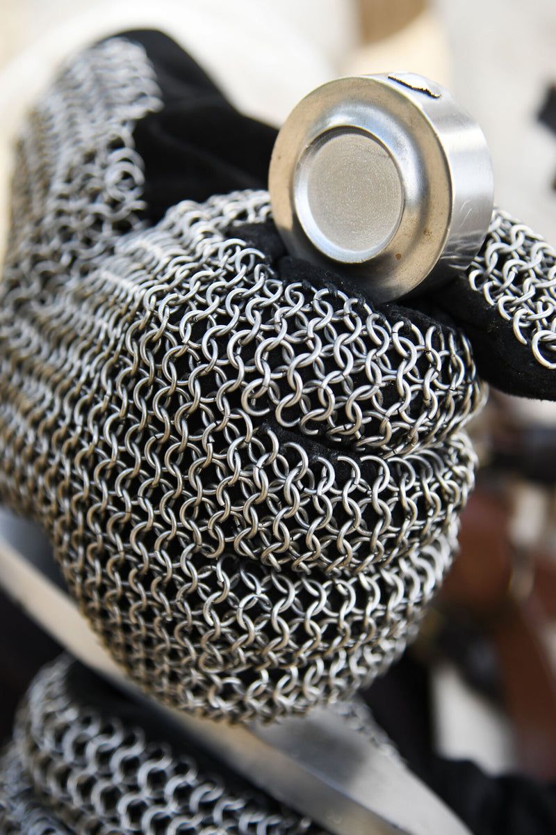 Brynje­handsker, galvaniseret, 6 mm 