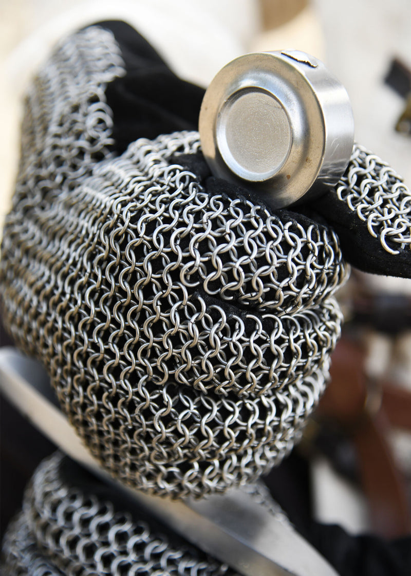 Brynje­handsker, galvaniseret, 6 mm 