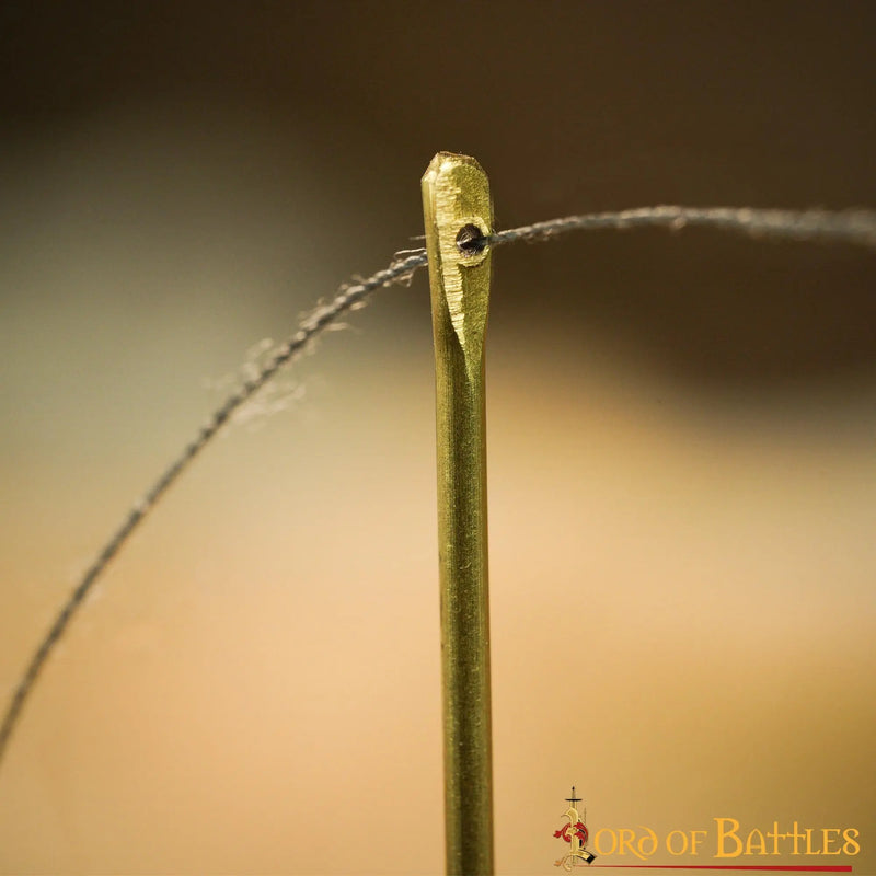 Messingen naalden, set van 6 stuks